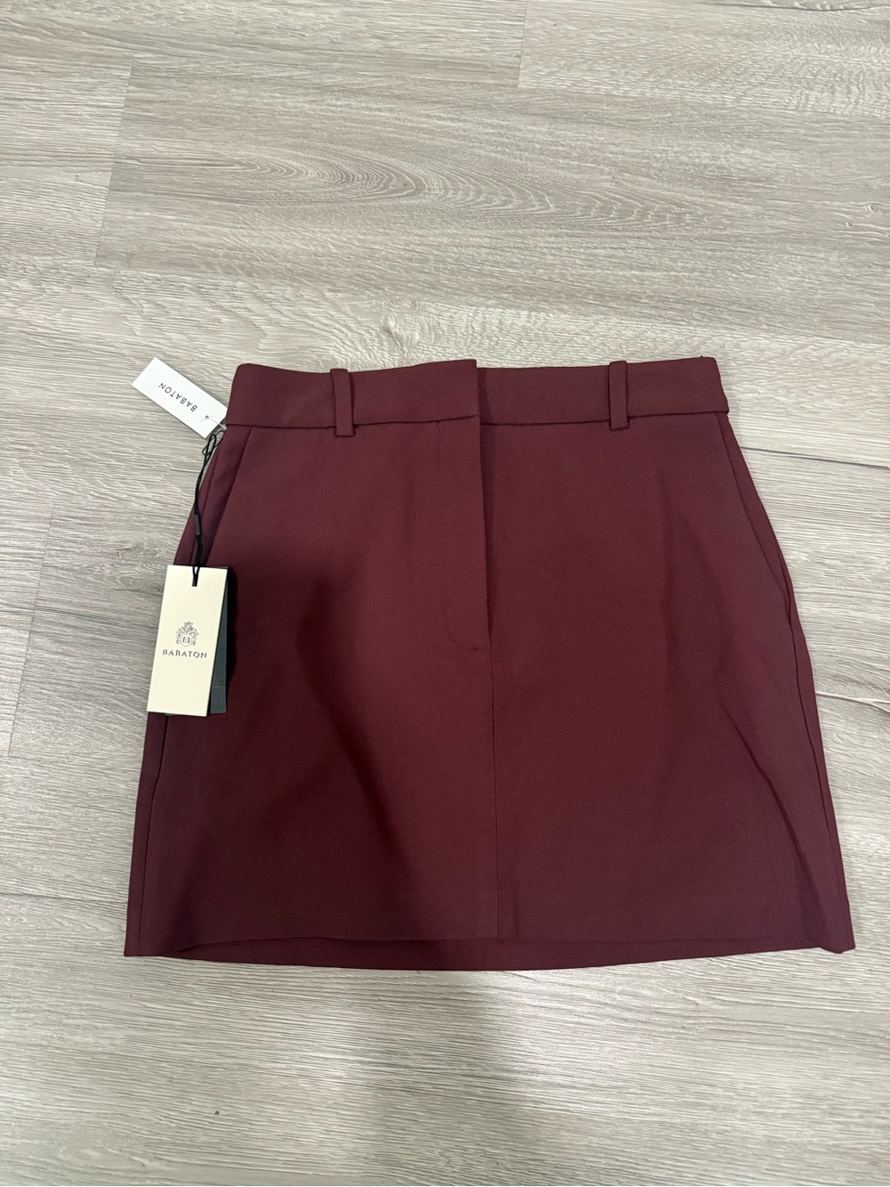 Babaton Rich Maroon Skirt